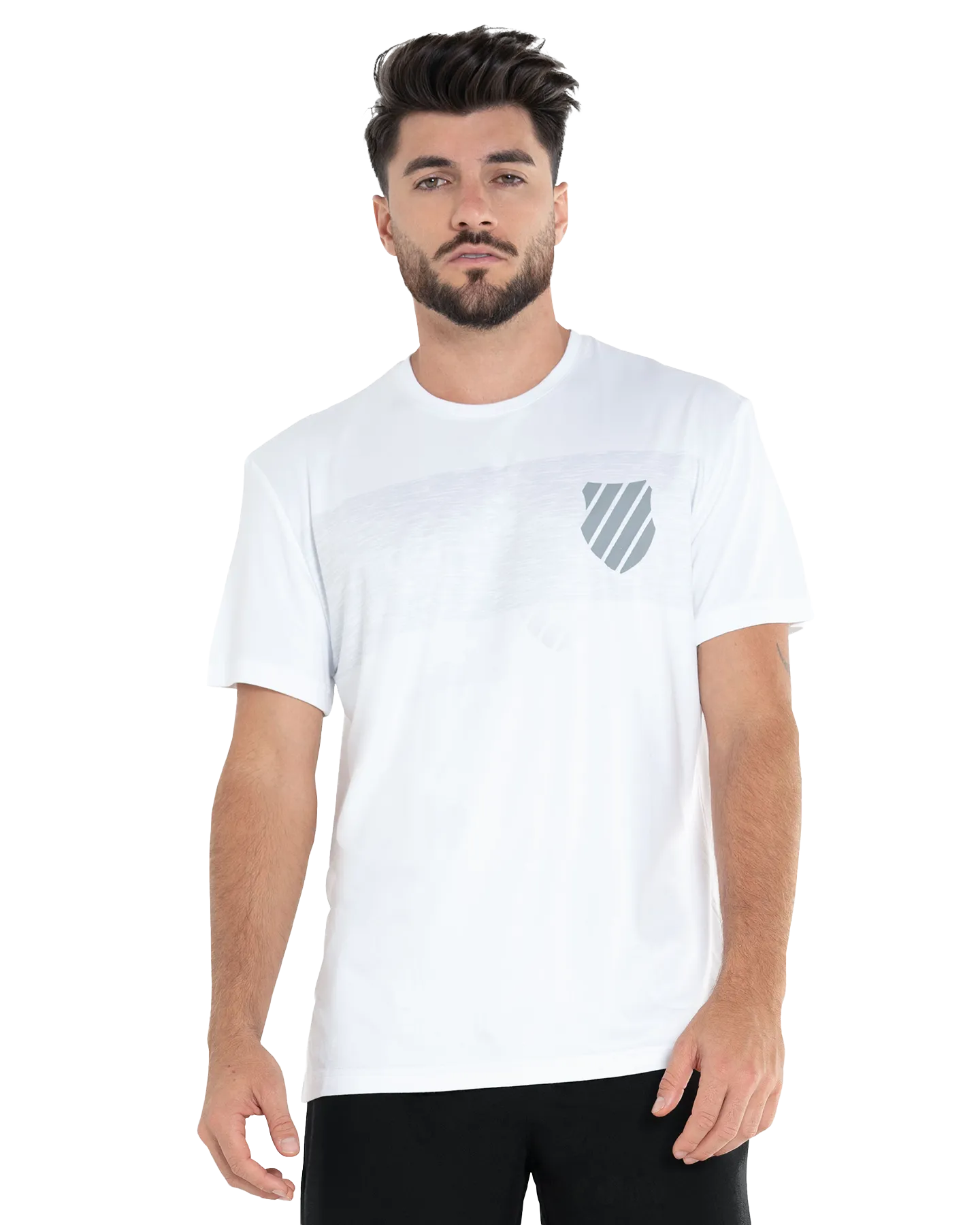 107700-100 | LUXE TECH CREW | WHITE