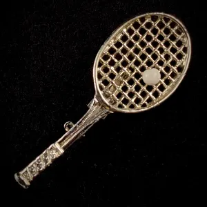 1970s Gerry's Tennis Racket Brooch