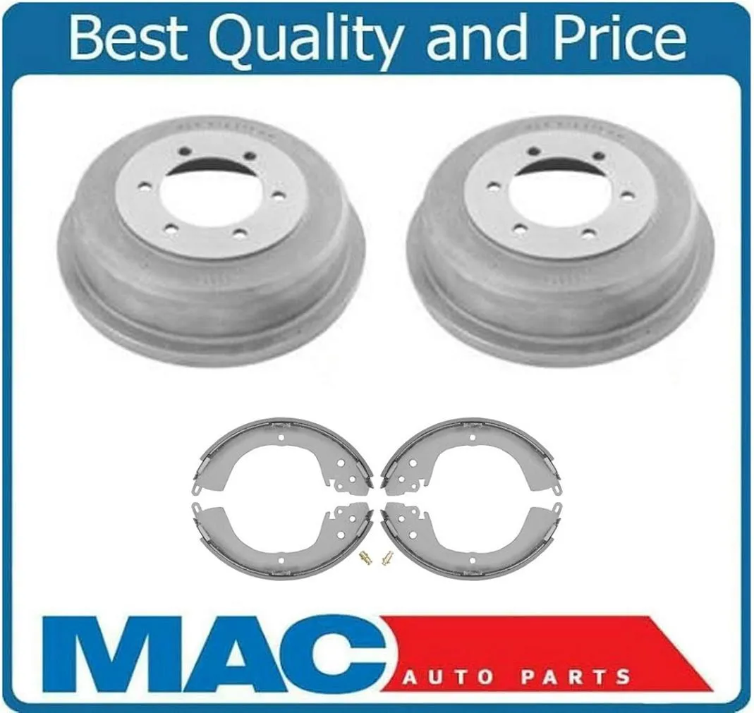 (2) REAR Brake Drums & Brake Shoes for MONTERO SPORT 1997-2004