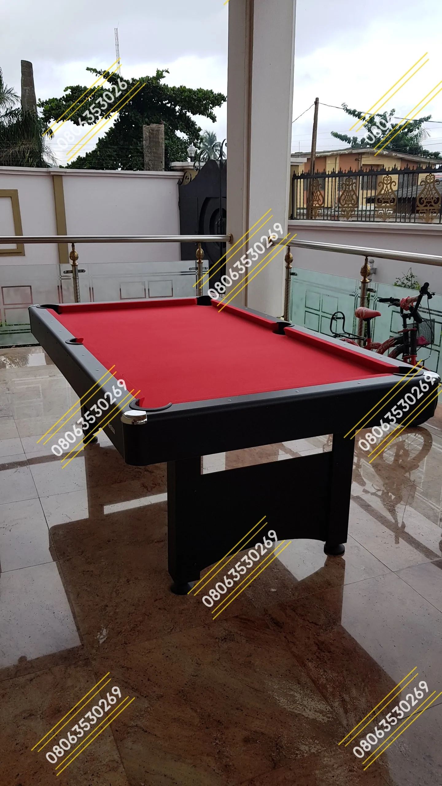 3 In 1 Combo Pool Table, Hockey, Tennis Table (7 Foot)