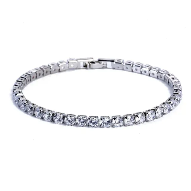 4.0mm Zircon Crystal Bracelet