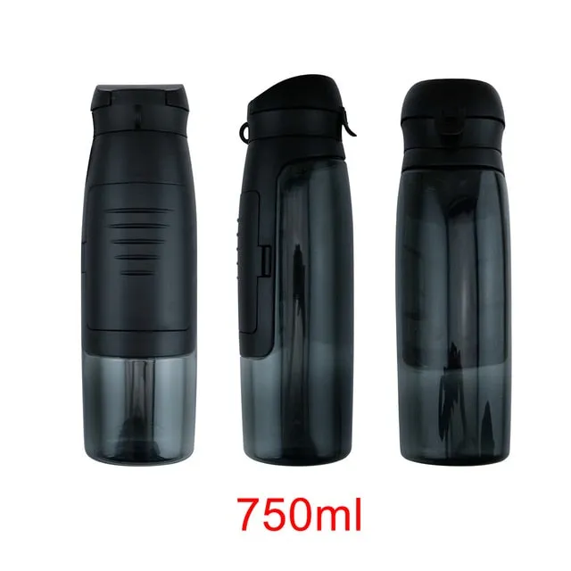 750ML Water Bottle Storage Wallet Outdoor Sports Kettle Creative Cup Hidden Safety Storage Box Camping Running Tennis Bike