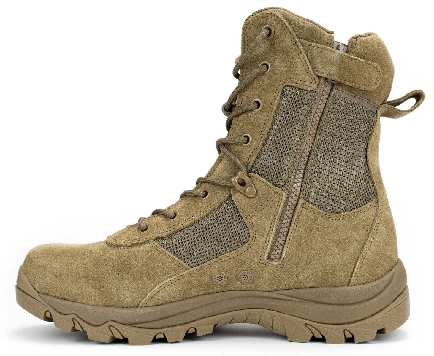 8" CoolMax Ryno Gear Tactical Combat Boots (Coyote)