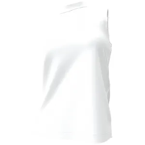 A. PUTNAM Women's Bright White Sleeveless Keyhole Top