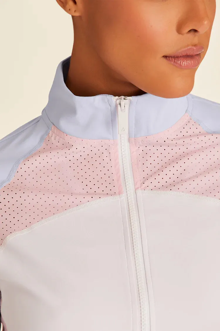 Ace Jacket, Blue/Pink/White