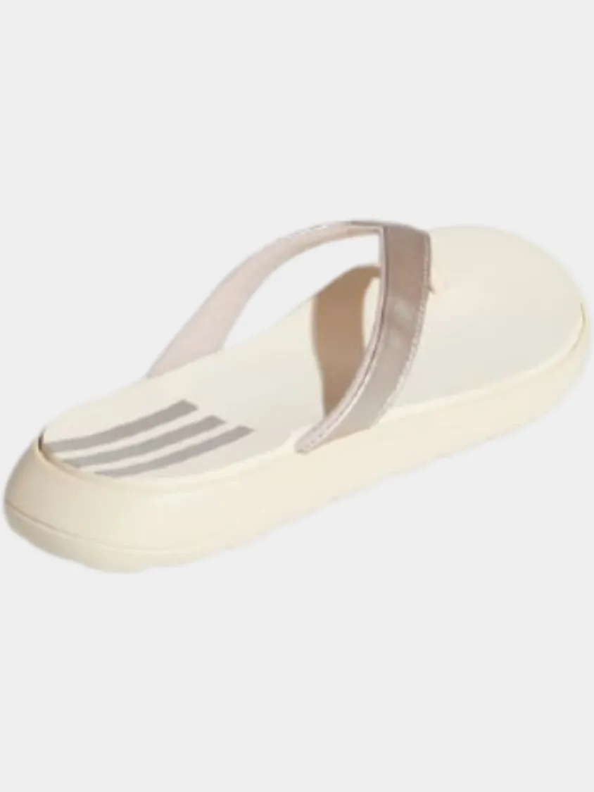 Adidas Comfort Women Swim Slippers Metallic