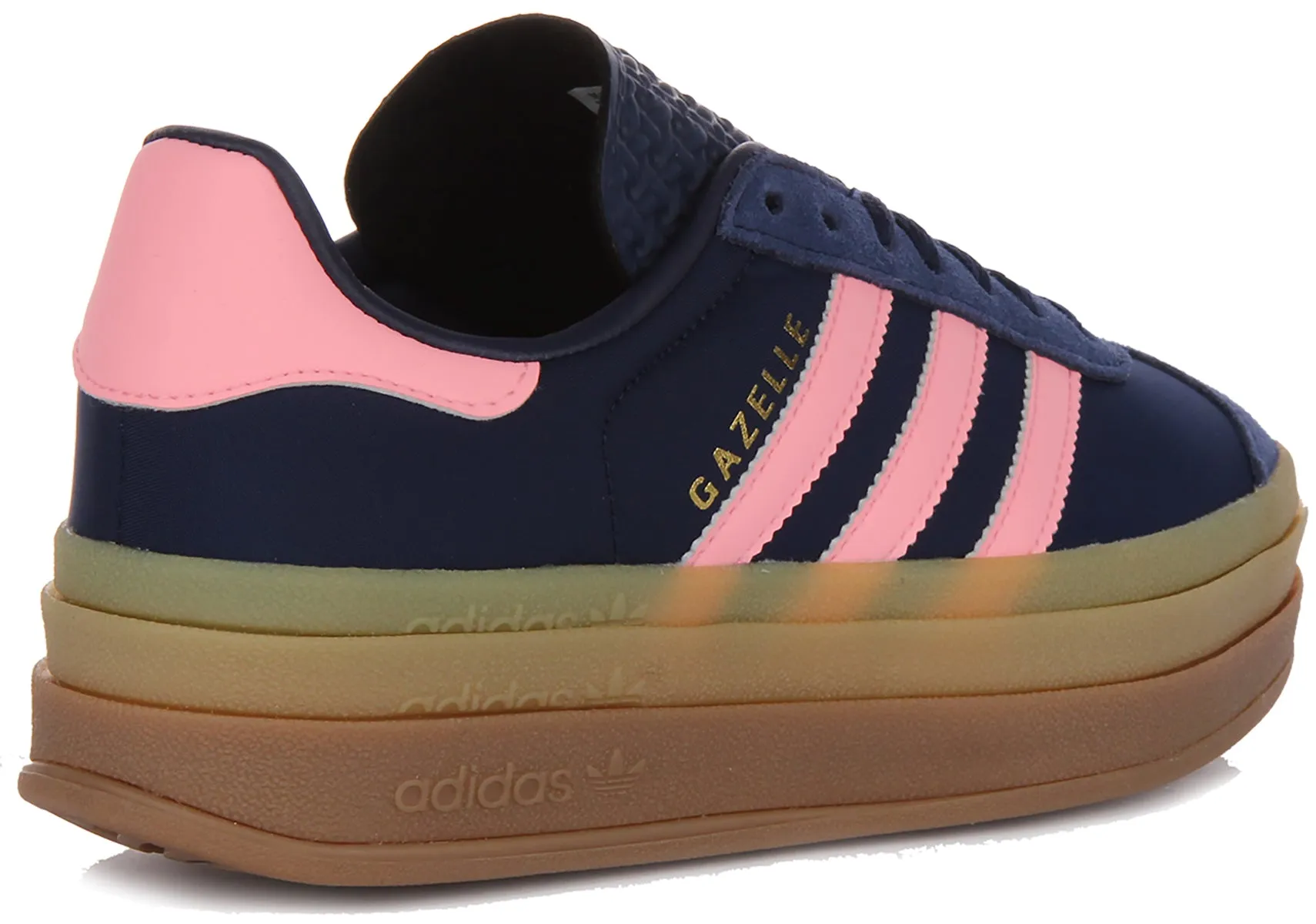 Adidas Gazelle Bold W In Navy Pink For Women