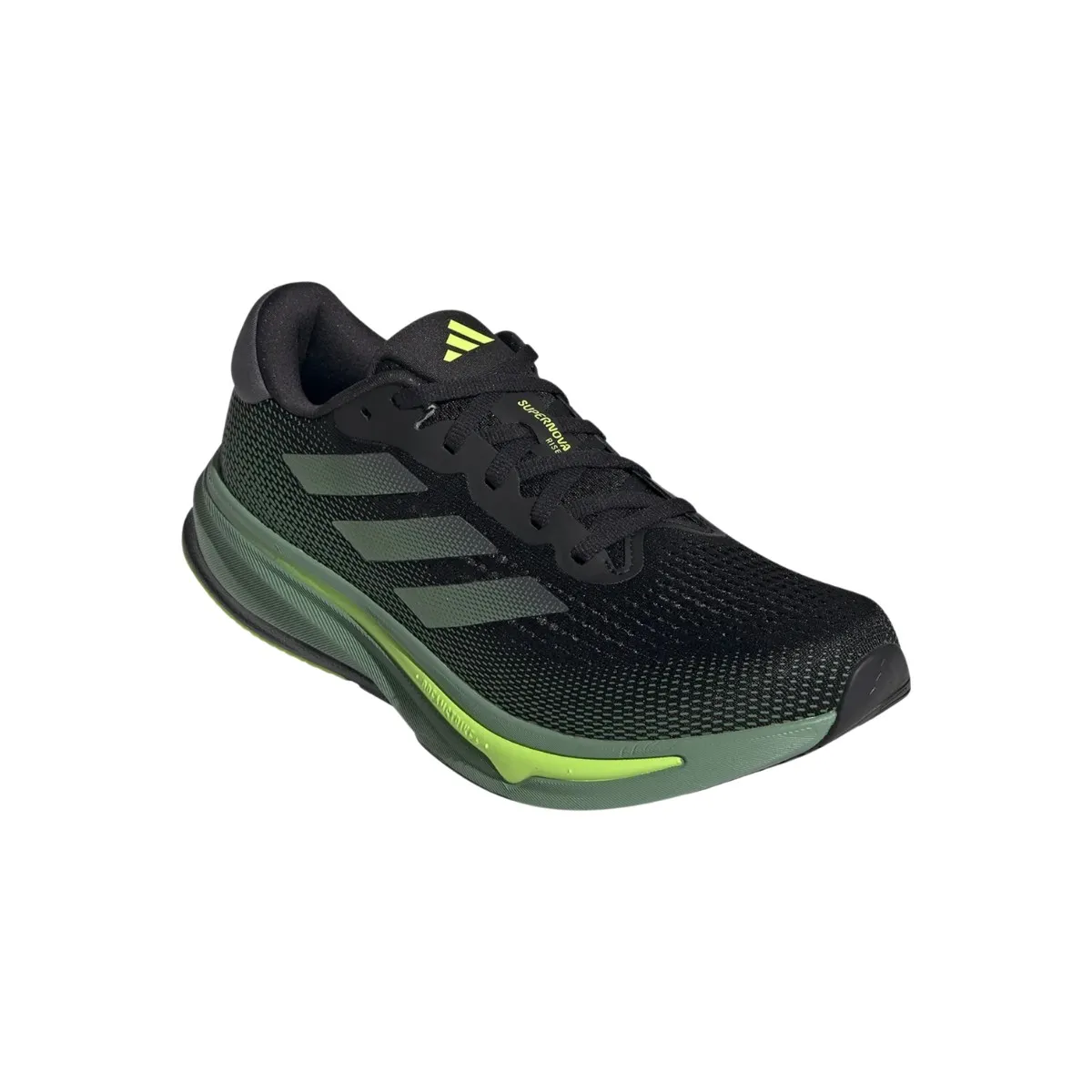 Adidas Supernova Rise Shoes Black Green AW24