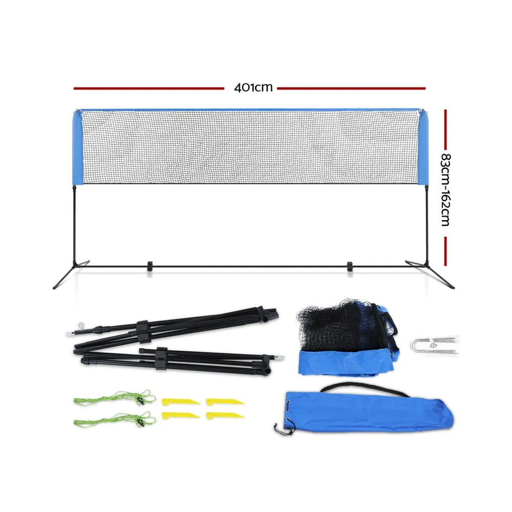 Adjustable Portable Sports Net Kit for Tennis, Volleyball & Badminton Everfit