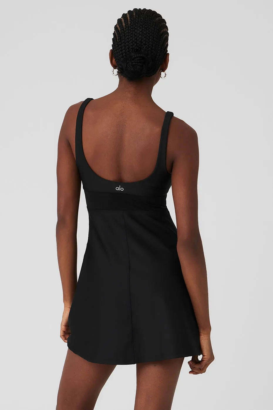 Airlift Double Trouble Tennis Dress - Black