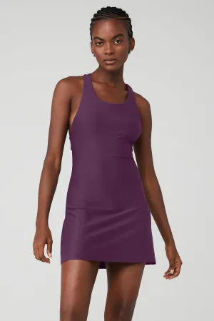 Airlift Fly Dress - Dark Plum