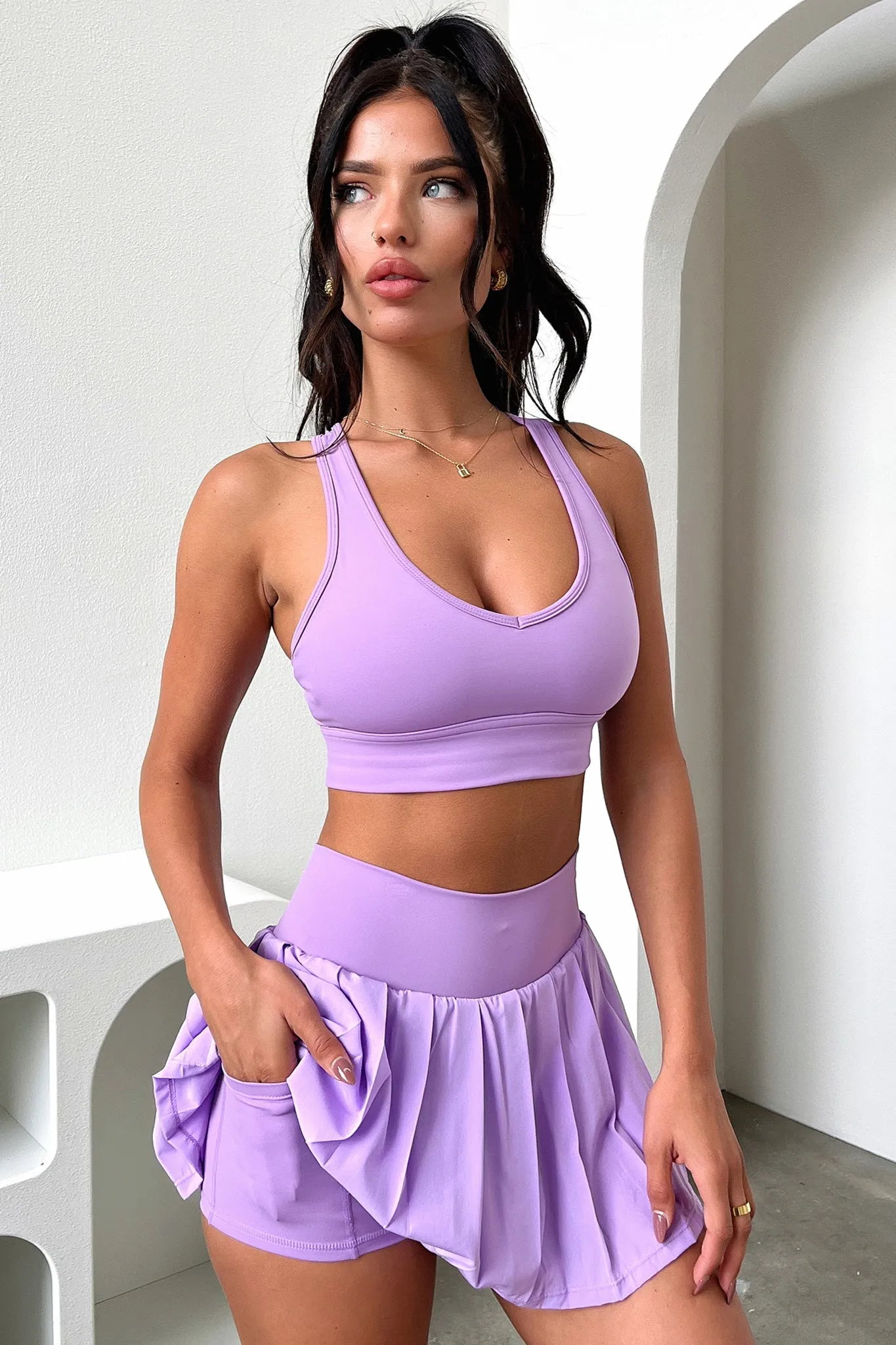 Alani Sports Bra - Purple