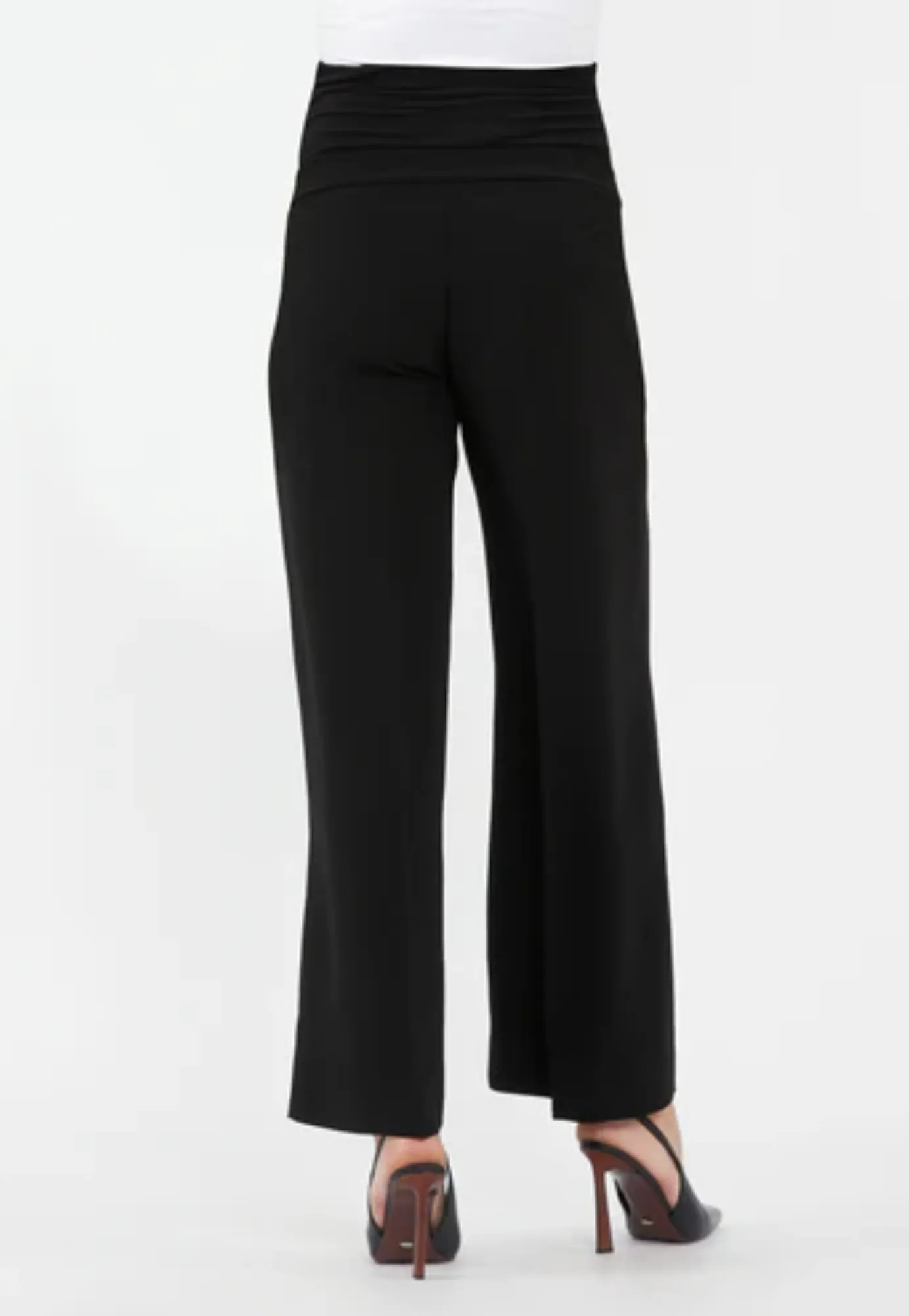 Alexa Wide Leg Pant Black