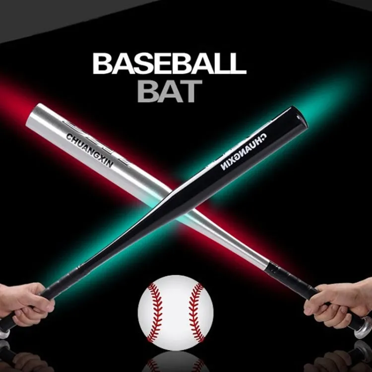 Aluminium Alloy Baseball Bat Of The Bit Softball Bats, Size:28 inch(70-71cm)(Black)