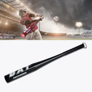 Aluminium Alloy Baseball Bat Of The Bit Softball Bats, Size:28 inch(70-71cm)(Black)