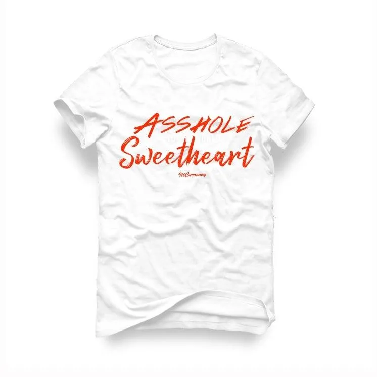 An ILL Valentine Collection White T (A-hole To The World, Sweetheart To My Girl)