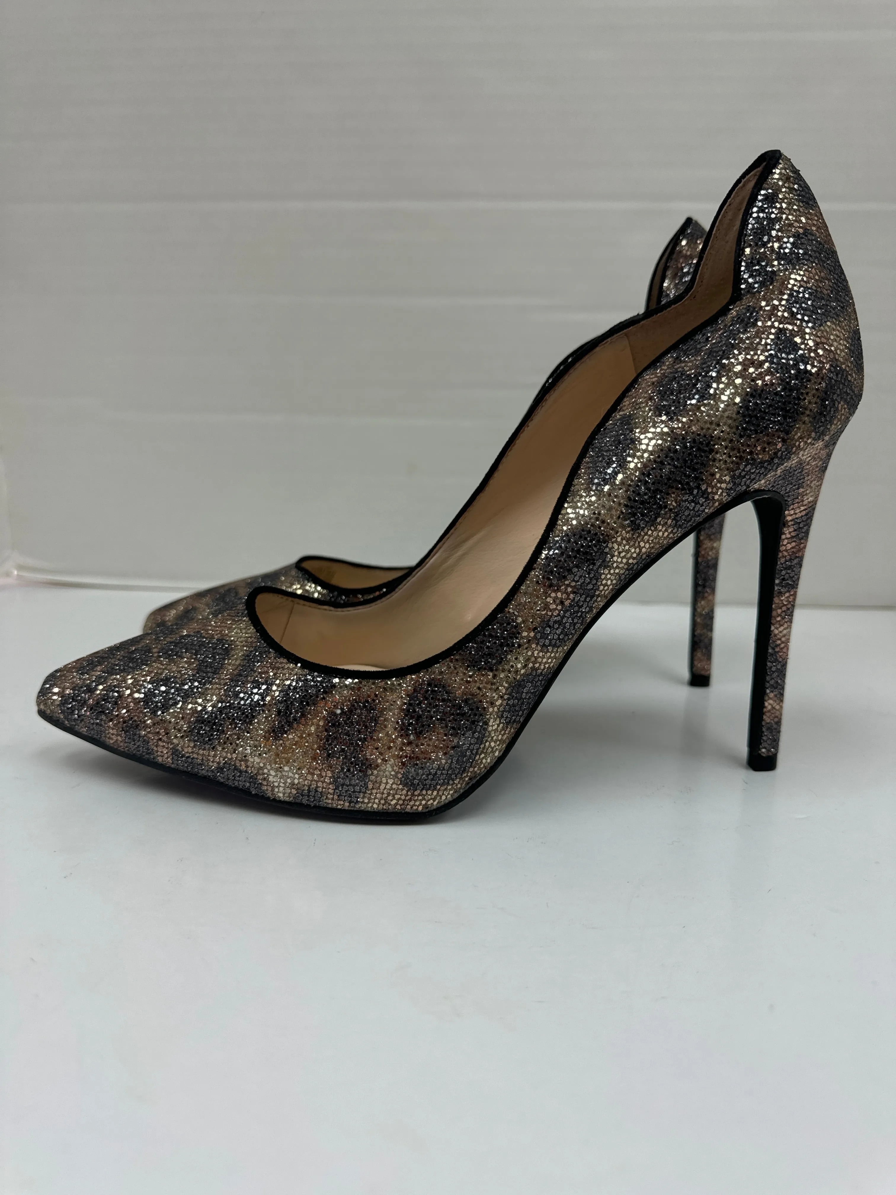 Animal Print Shoes Heels Stiletto Jessica Simpson, Size 10