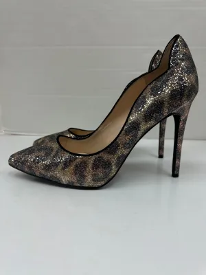 Animal Print Shoes Heels Stiletto Jessica Simpson, Size 10