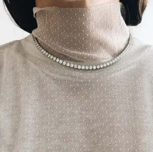 Ascending Tennis Necklace