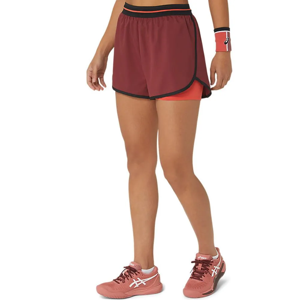 Asics Women's Match Short - Antique Red