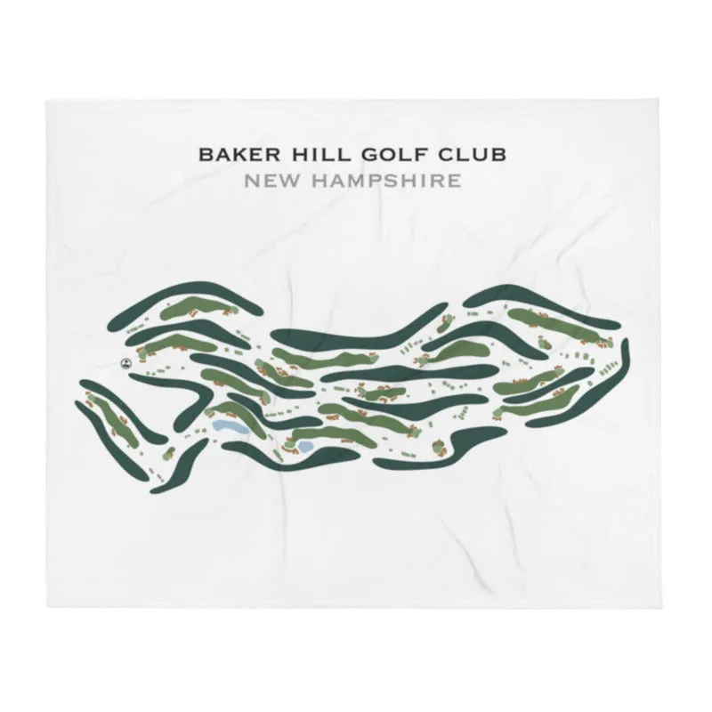 Baker Hill Golf Club, New Hampshire - Printed Golf Course