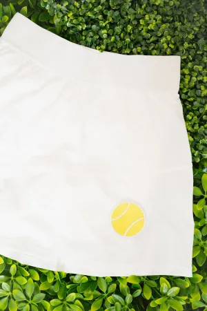 BALL GIRL WHITE ATHLETIC SKIRT