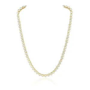 Bezel Tennis Necklace