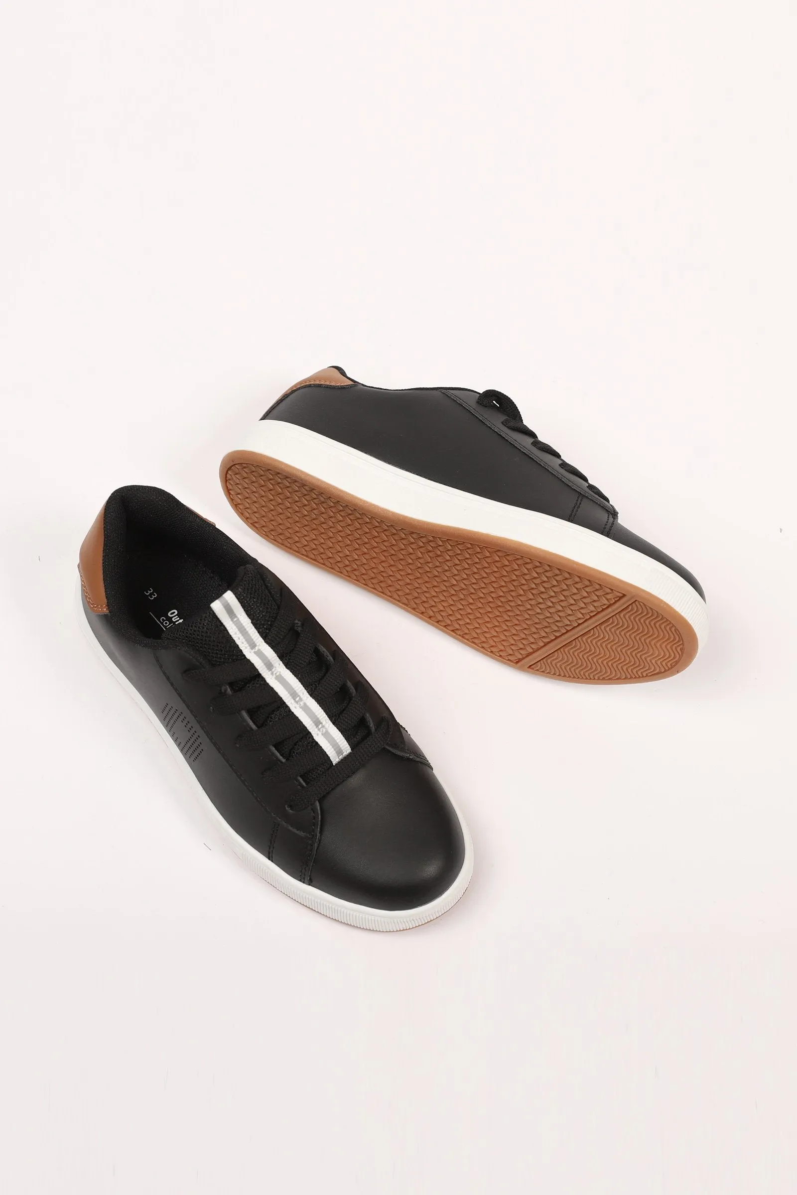 Black Slip-On Shoes