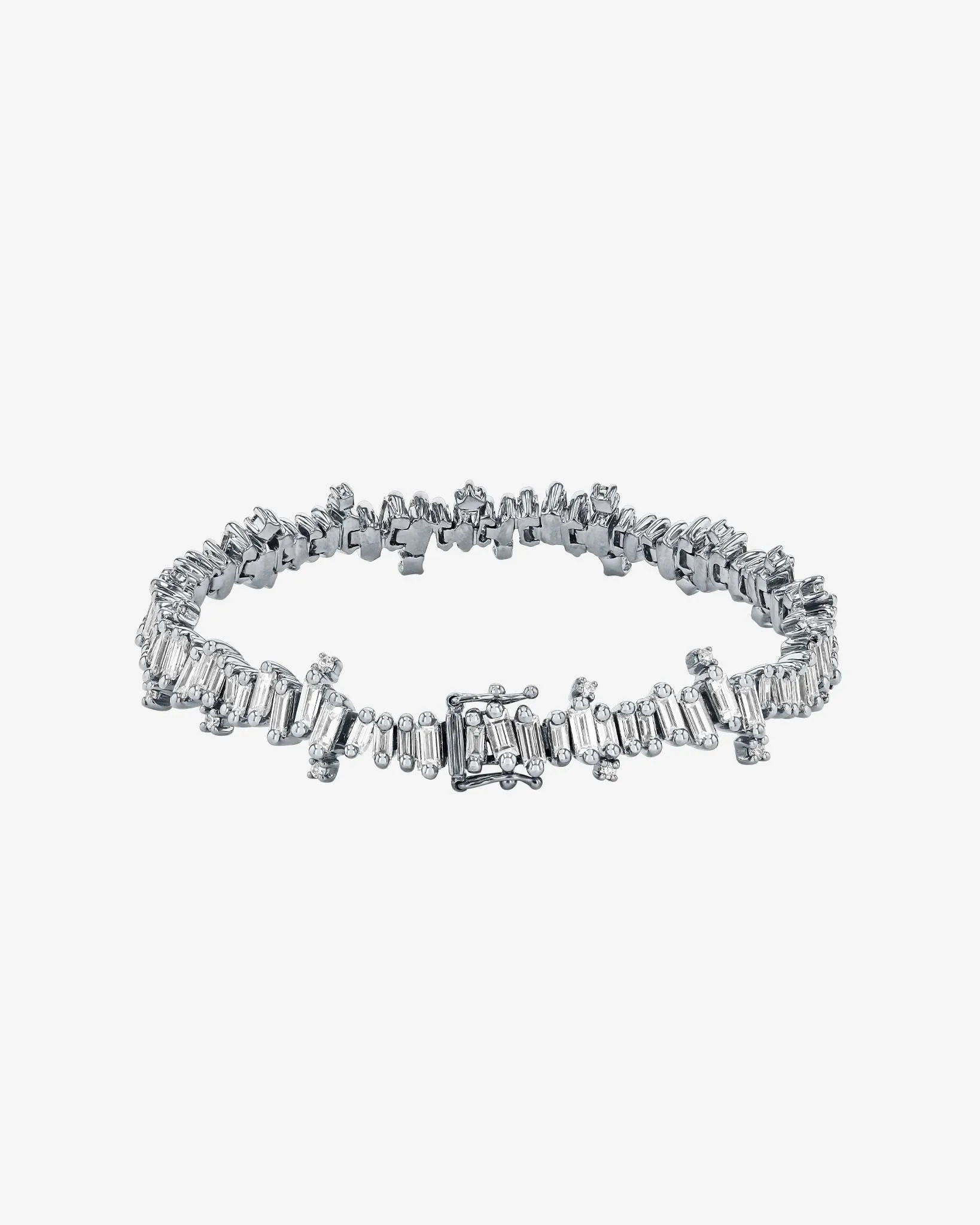 Bold Burst Diamond Tennis Bracelet