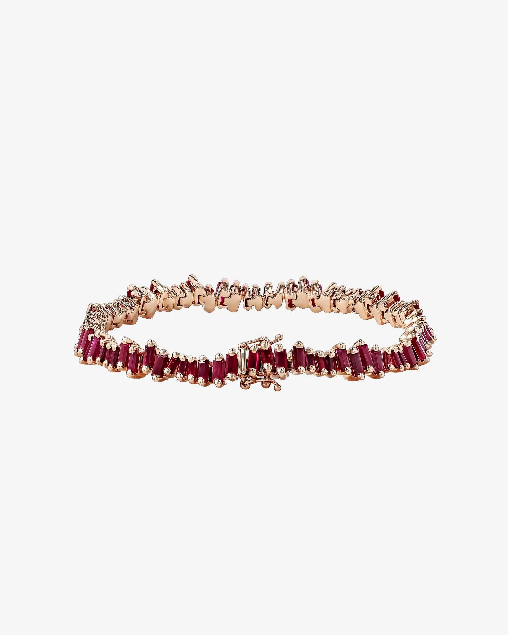 Bold Ruby Tennis Bracelet