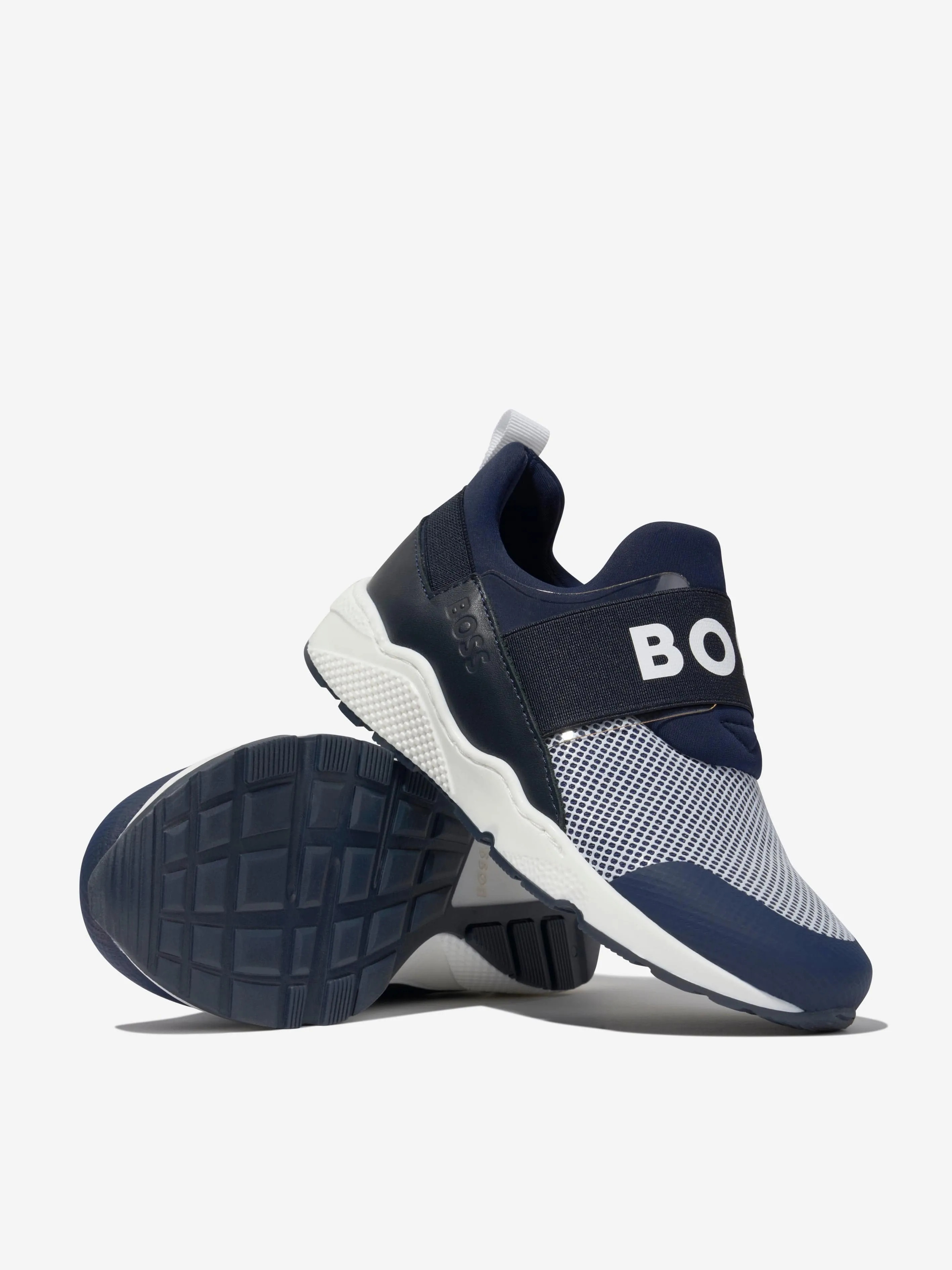 BOSS Boys Branded Slip On Trainers