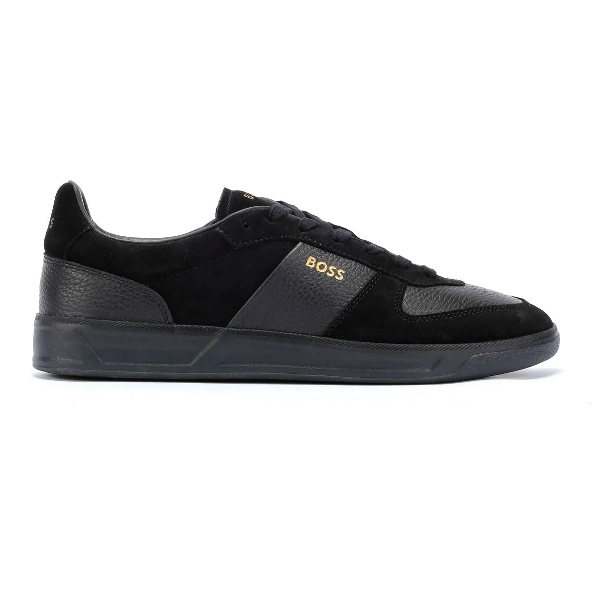 Boss Brandon Suede/Leather Men's Black Trainers