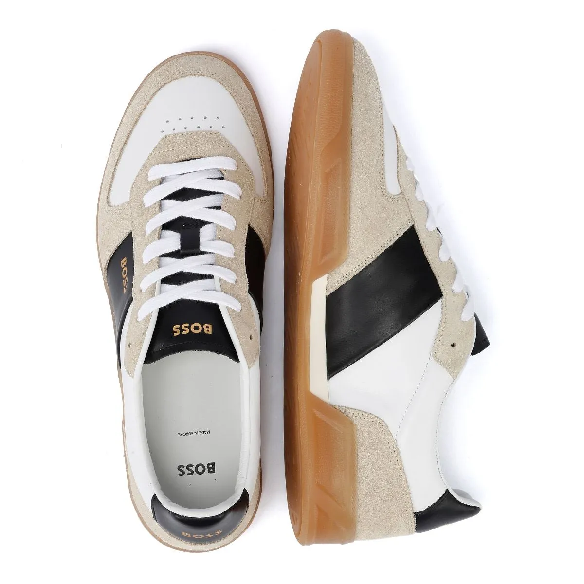 Boss Brandon Tennis Men's Open Beige Trainers