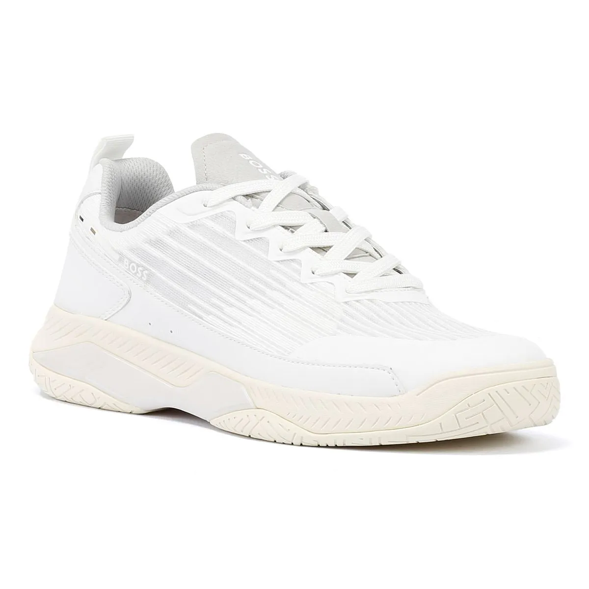 Boss Courtstride Tennis Men's White Trainers