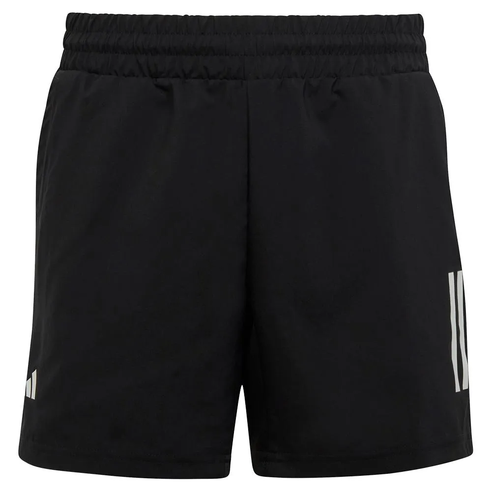 Boys' Club 3-Stripe Tennis Shorts Black