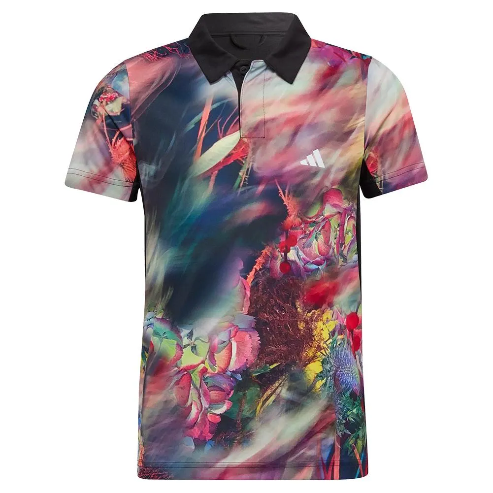 Boys' Melbourne Tennis Polo Multicolor and Black