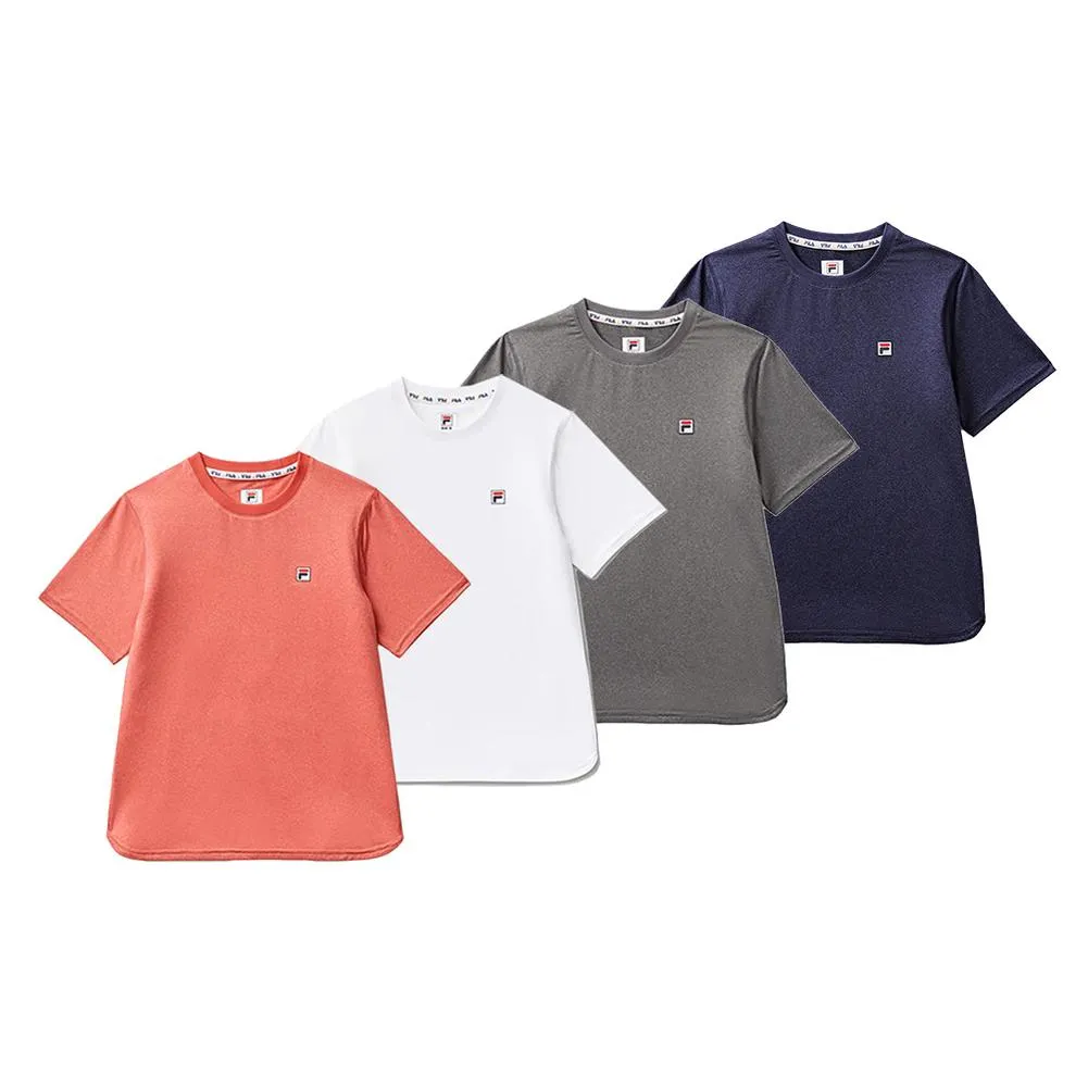 Boys Short Sleeve Performance Tennis Top