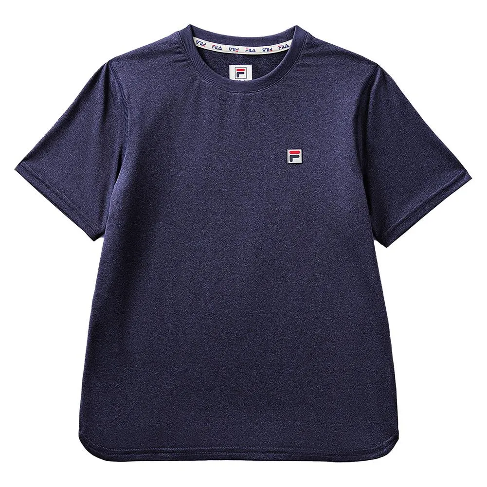 Boys Short Sleeve Performance Tennis Top