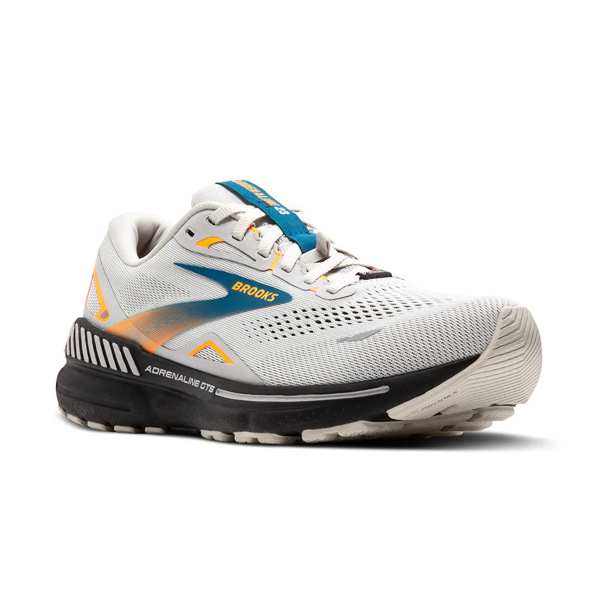 Brooks Adrenaline GTS 23 GTX Mens | Oyster Mushroom/orange/blue