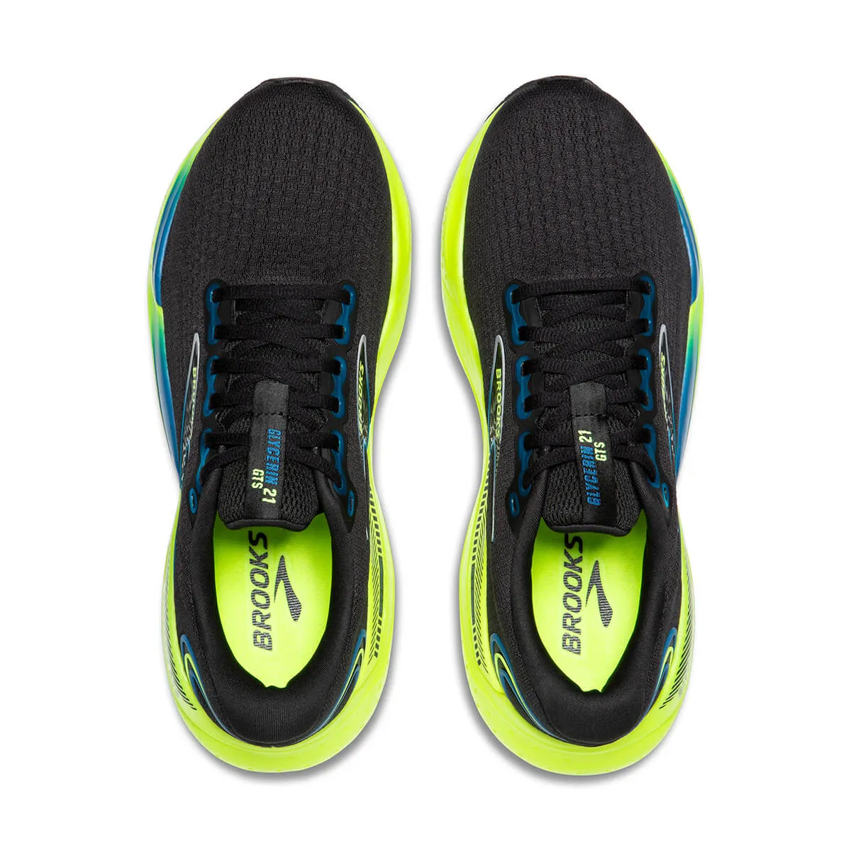 Brooks Glycerin GTS 21 Mens | Black/blue/nightlife