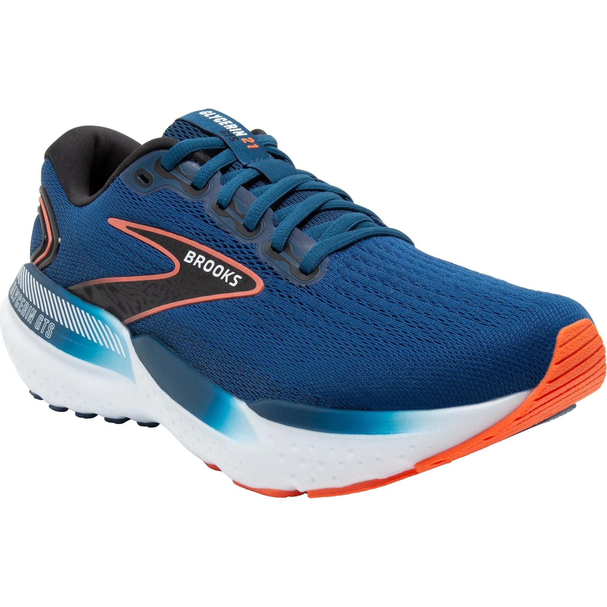 Brooks Glycerin GTS 21 Mens Running Shoes - Blue