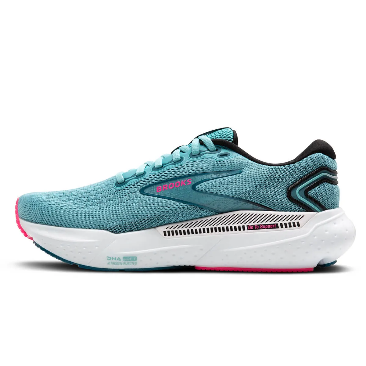 Brooks Glycerin GTS 21 Womens | Moroccan Blue/aqua/pink