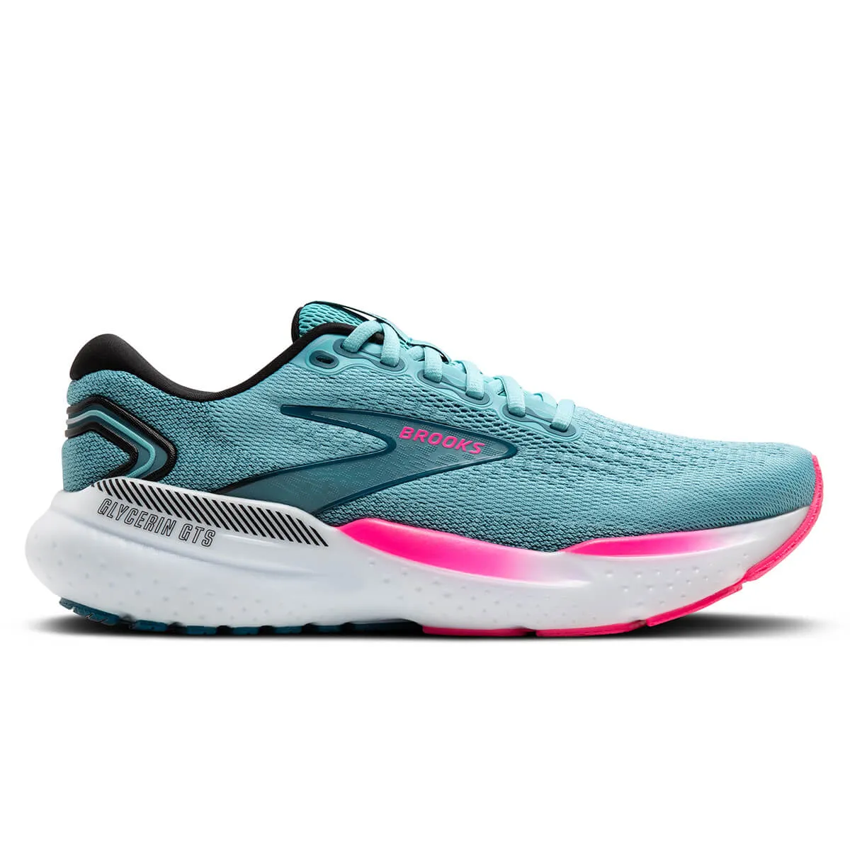 Brooks Glycerin GTS 21 Womens | Moroccan Blue/aqua/pink