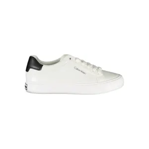 Calvin Klein White Polyester Sneaker