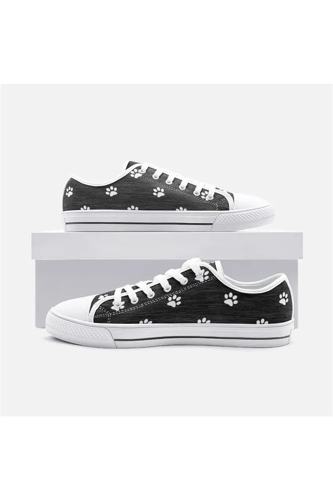 Carbon Fiber Paws Unisex Low Top Canvas Shoes