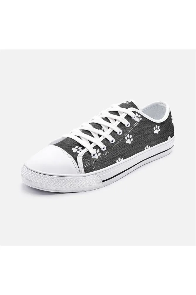 Carbon Fiber Paws Unisex Low Top Canvas Shoes