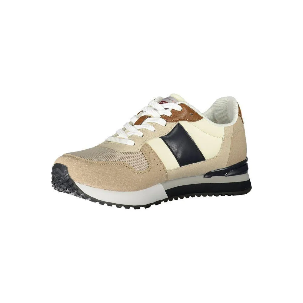 Carrera Beige Polyester Sneaker