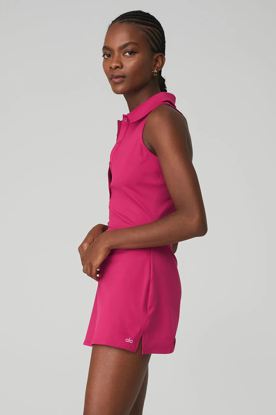 Charmed Tennis Dress - Magenta Crush