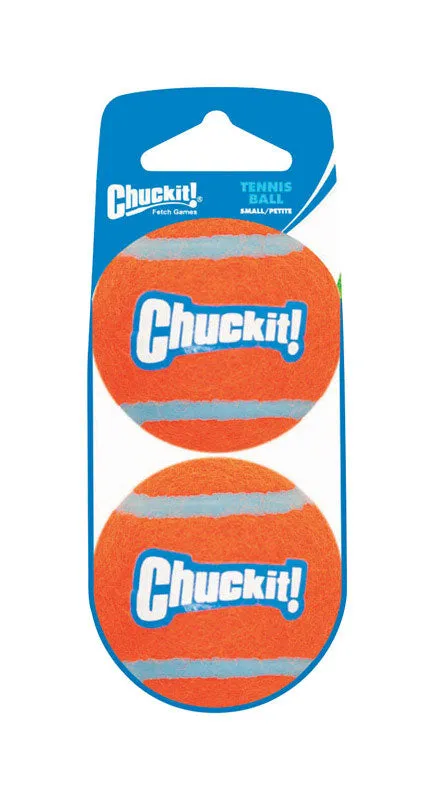 Chuckit! Multicolored Rubber Ball Launcher Tennis Balls Small 2 pk