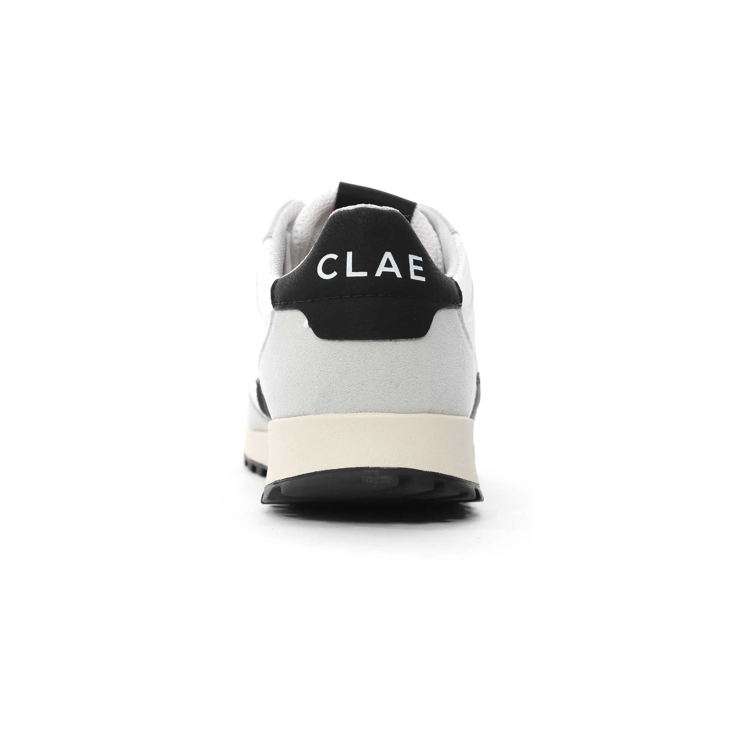 Clae Joshua Trainer in Microchip White Black